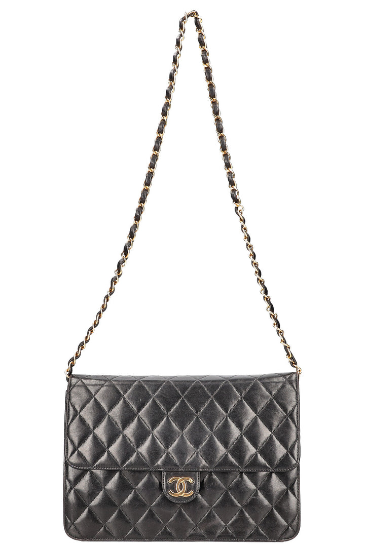 CHANEL Vintage Coco Flap Bag Black