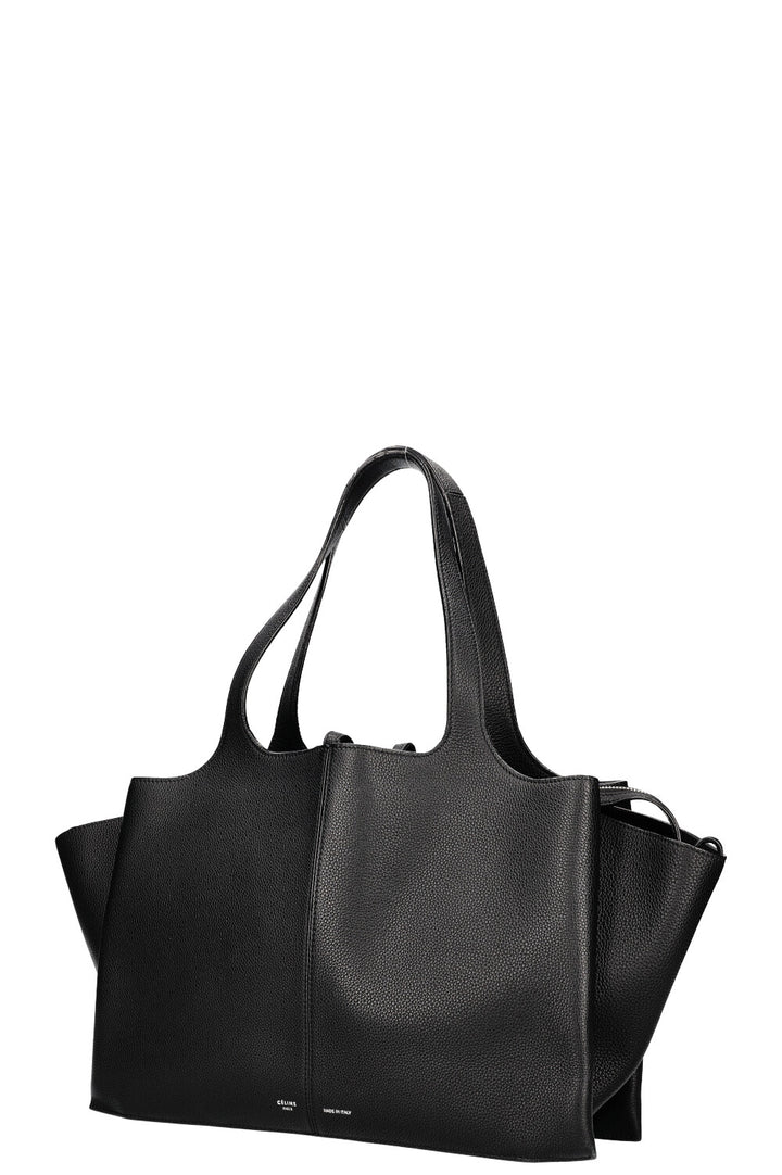 CÉLINE Trifold Medium Bag Black