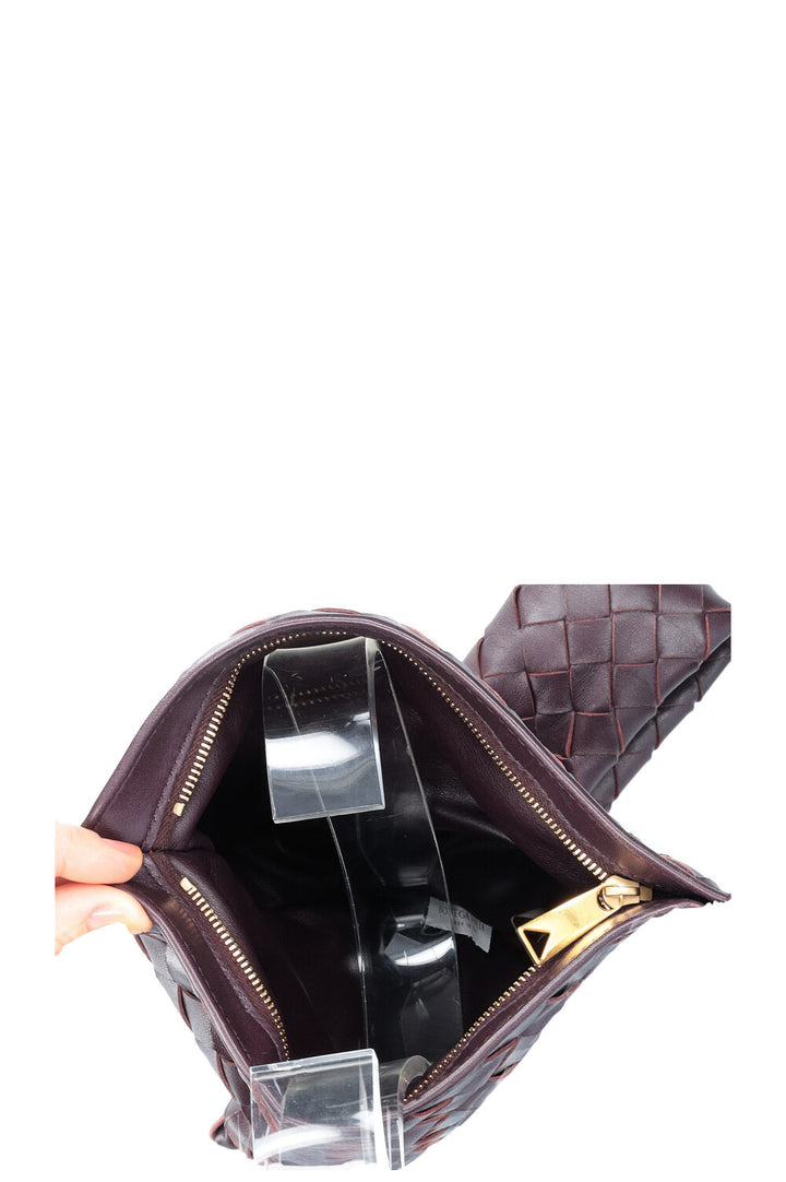 BOTTEGA VENETA Intrecciato Mini Twist Bag Plum