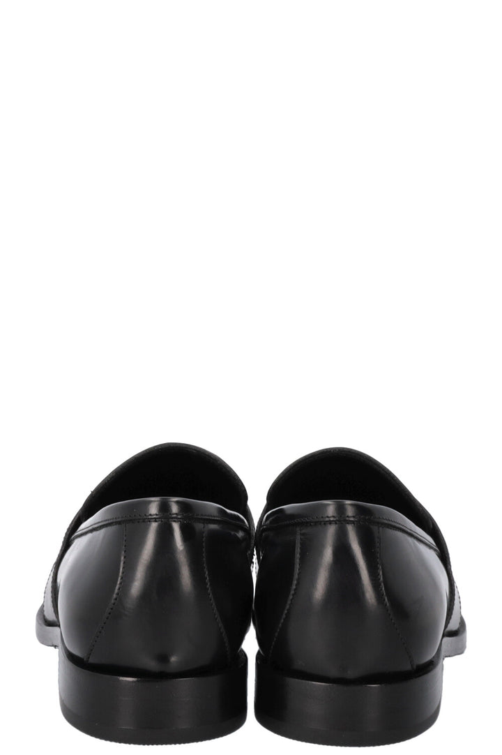CELINE Malaquais Triomphe Loafers Leather Black