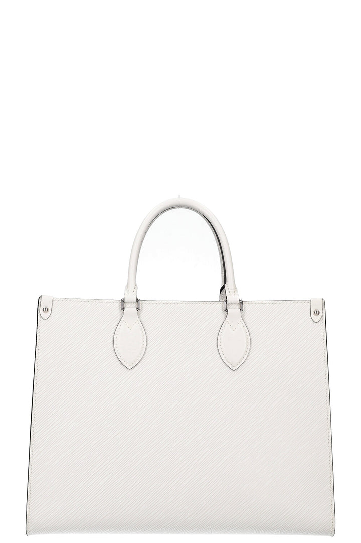 LOUIS VUITTON OnTheGo MM Epi Blanc