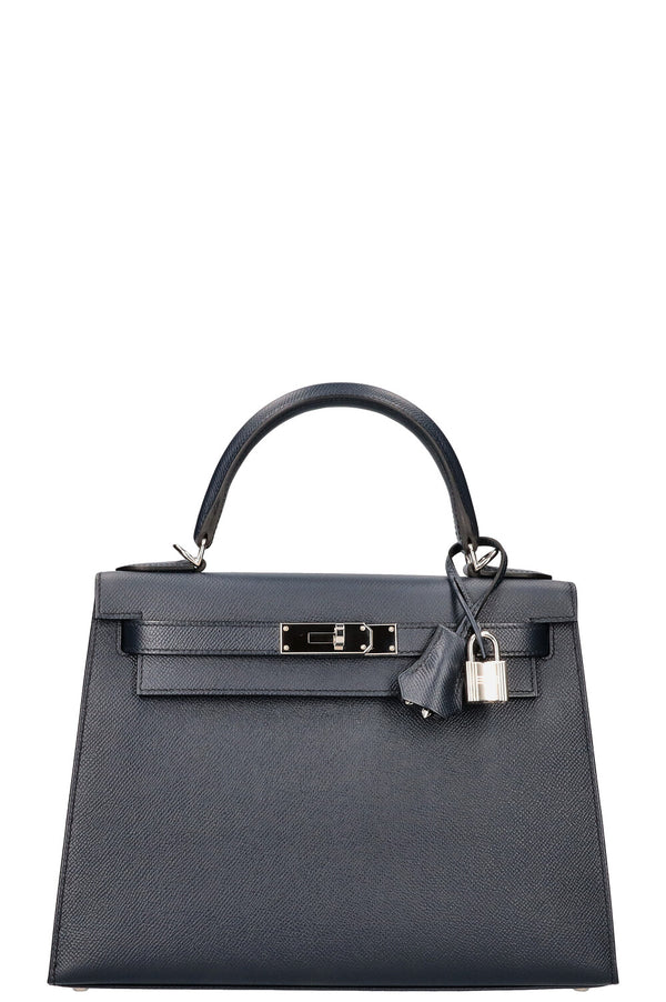 HERMÈS Kelly 28 Sellier Epsom Bleu Indigo