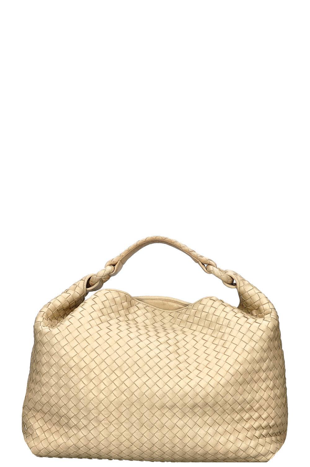 BOTTEGA VENETA Hobo Bag Intrecciato Creme