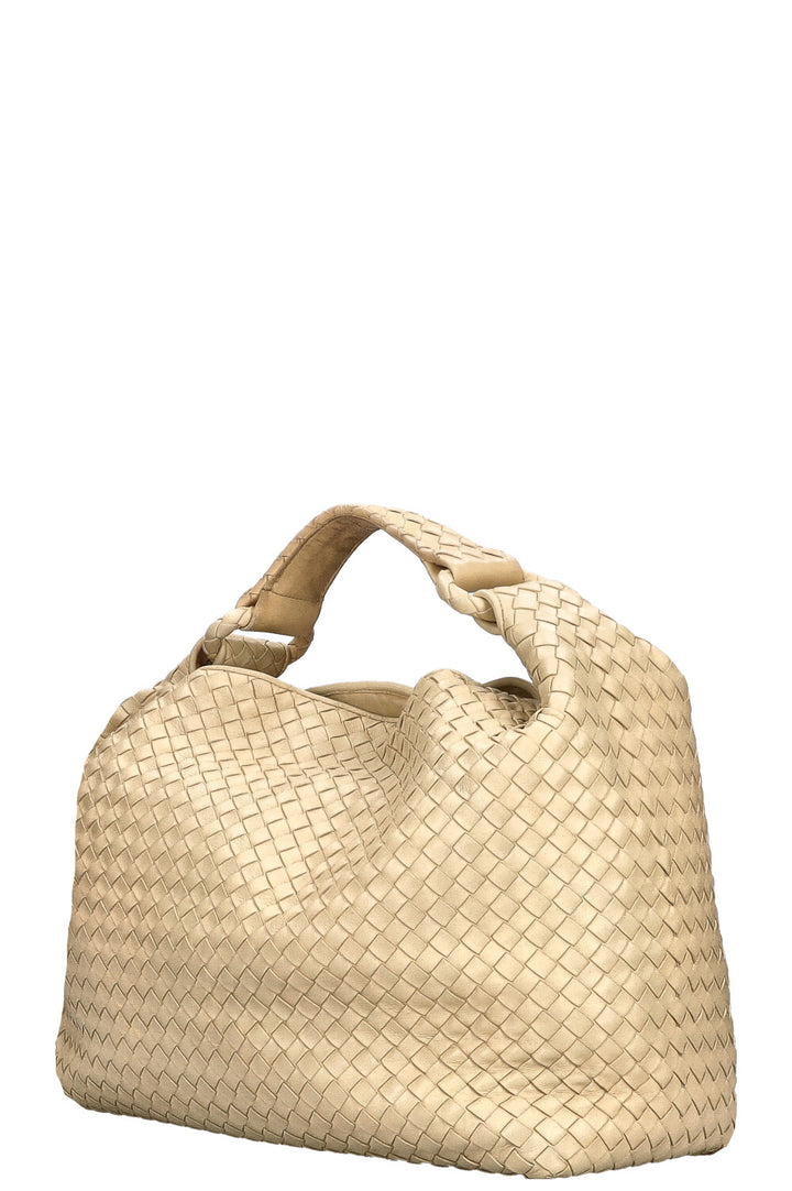 BOTTEGA VENETA Hobo Bag Intrecciato Cream