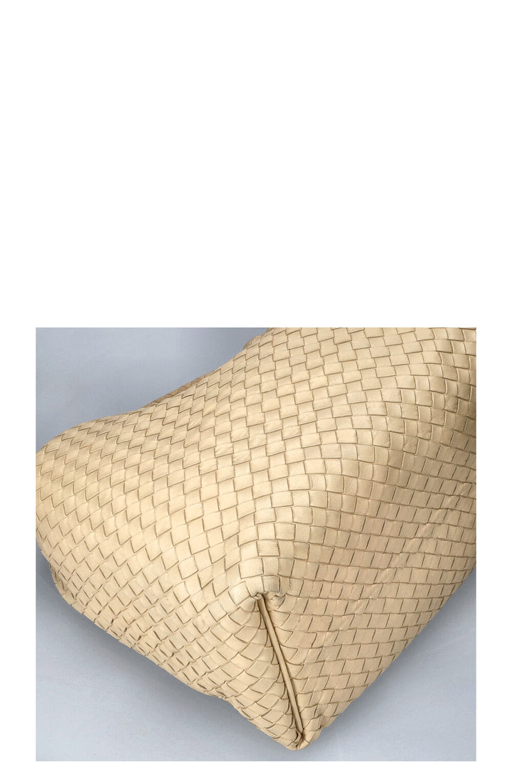 BOTTEGA VENETA Hobo Bag Intrecciato Creme