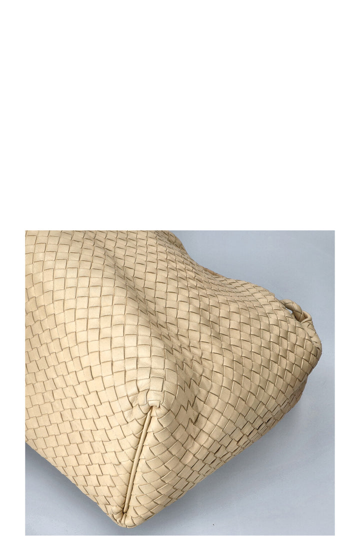 BOTTEGA VENETA Hobo Bag Intrecciato Creme