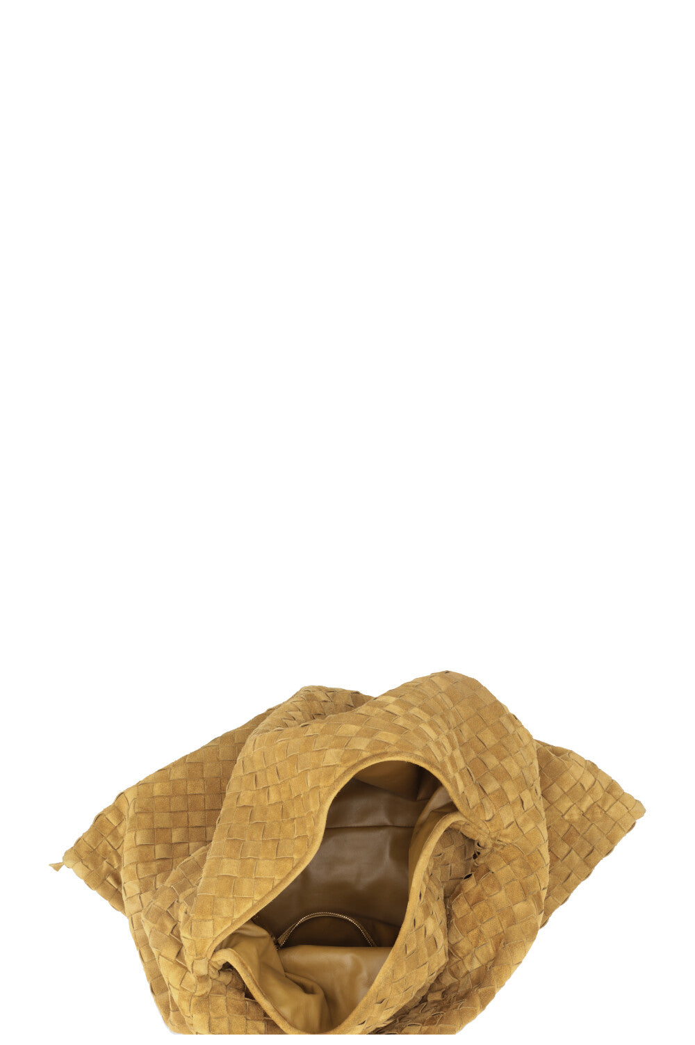 BOTTEGA VENETA Hop Tote Bag Intrecciato Suede