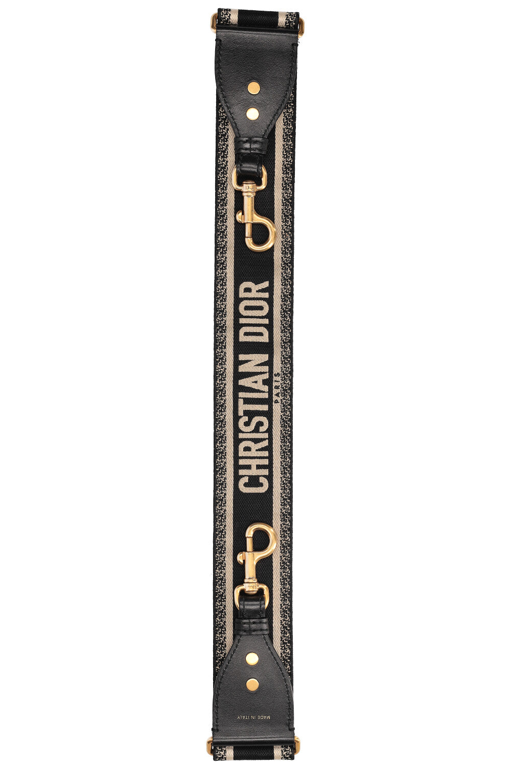 CHRISTIAN DIOR Logo Shoulder Strap Black