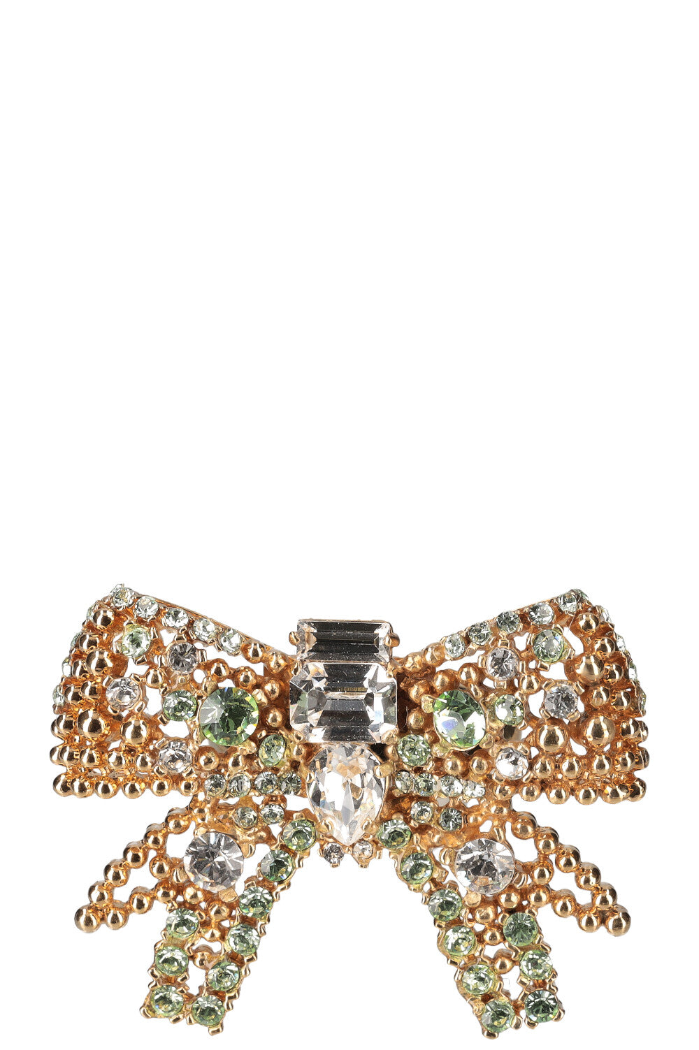 MIU MIU Bow Crystal Ring