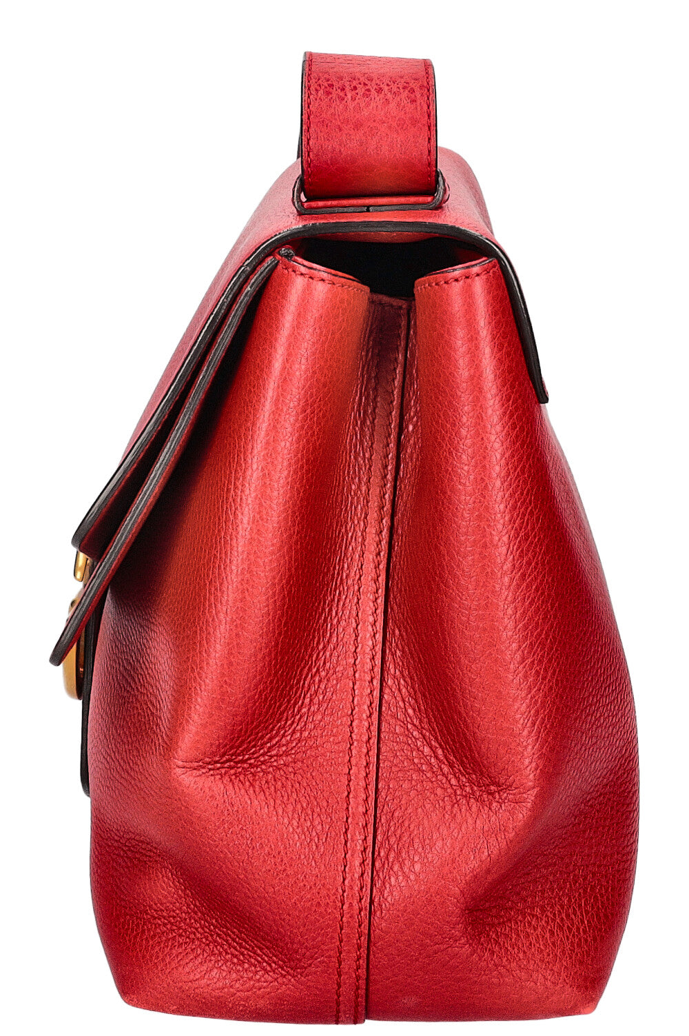 GUCCI GG Marmont Shoulder Bag Red