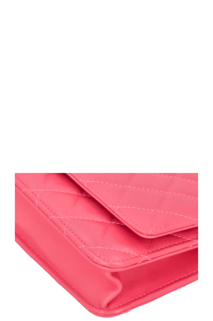 CHANEL XL Pearl Quilt Mini WOC Pink