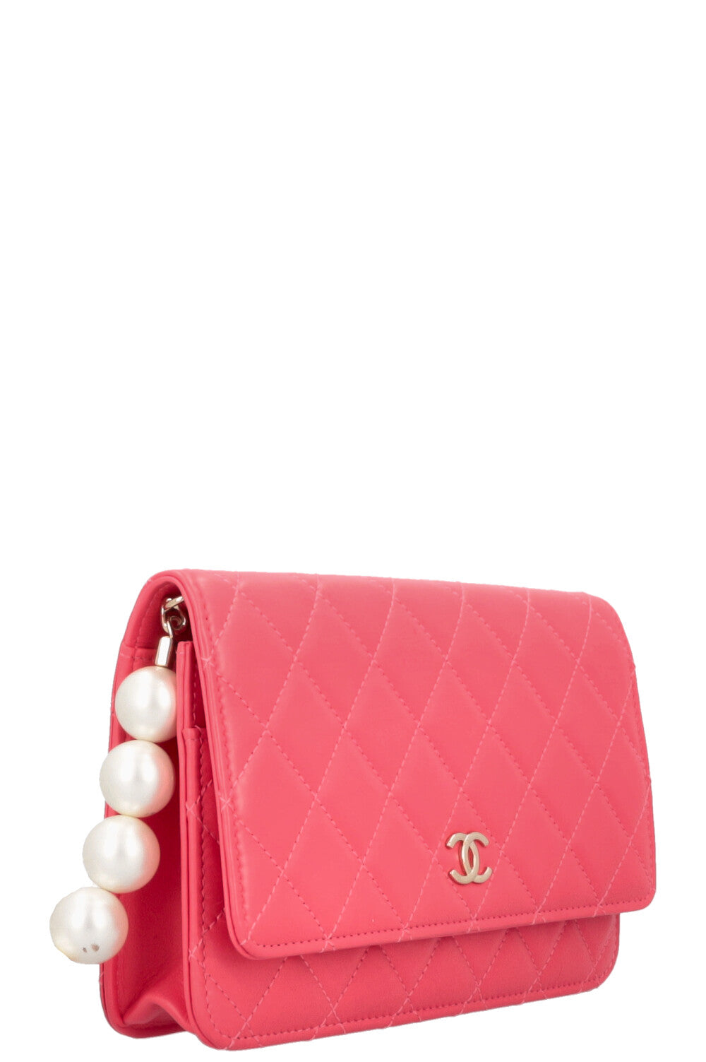 CHANEL XL Pearl Quilt Mini WOC Pink