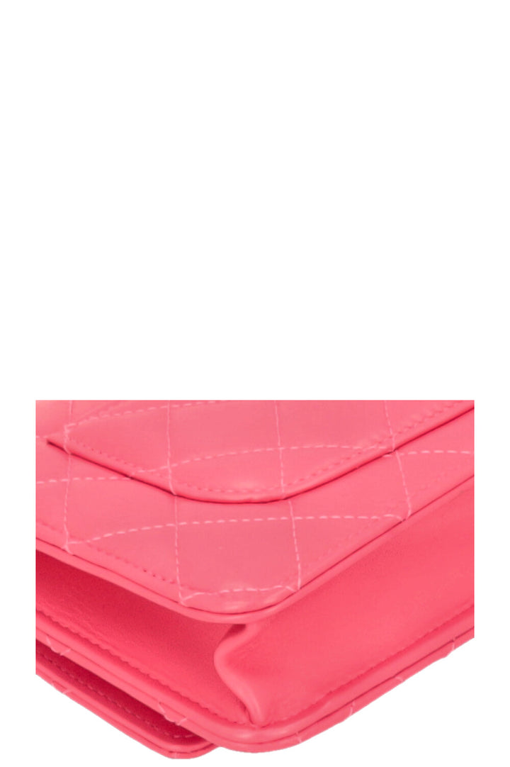 CHANEL XL Pearl Quilt Mini WOC Pink