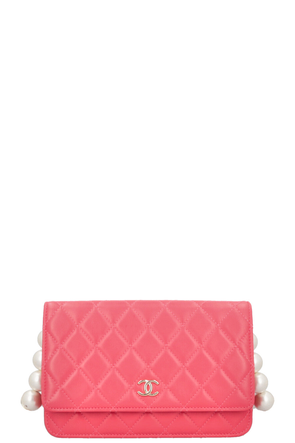 CHANEL XL Pearl Quilt Mini WOC Pink