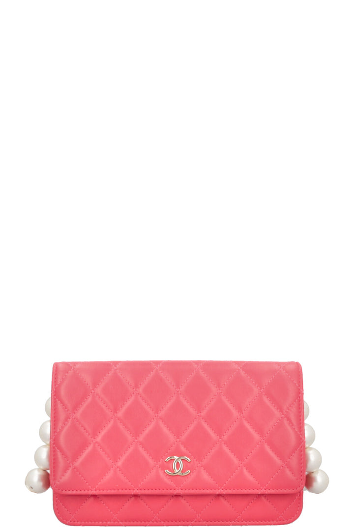 CHANEL XL Pearl Quilt Mini WOC Pink