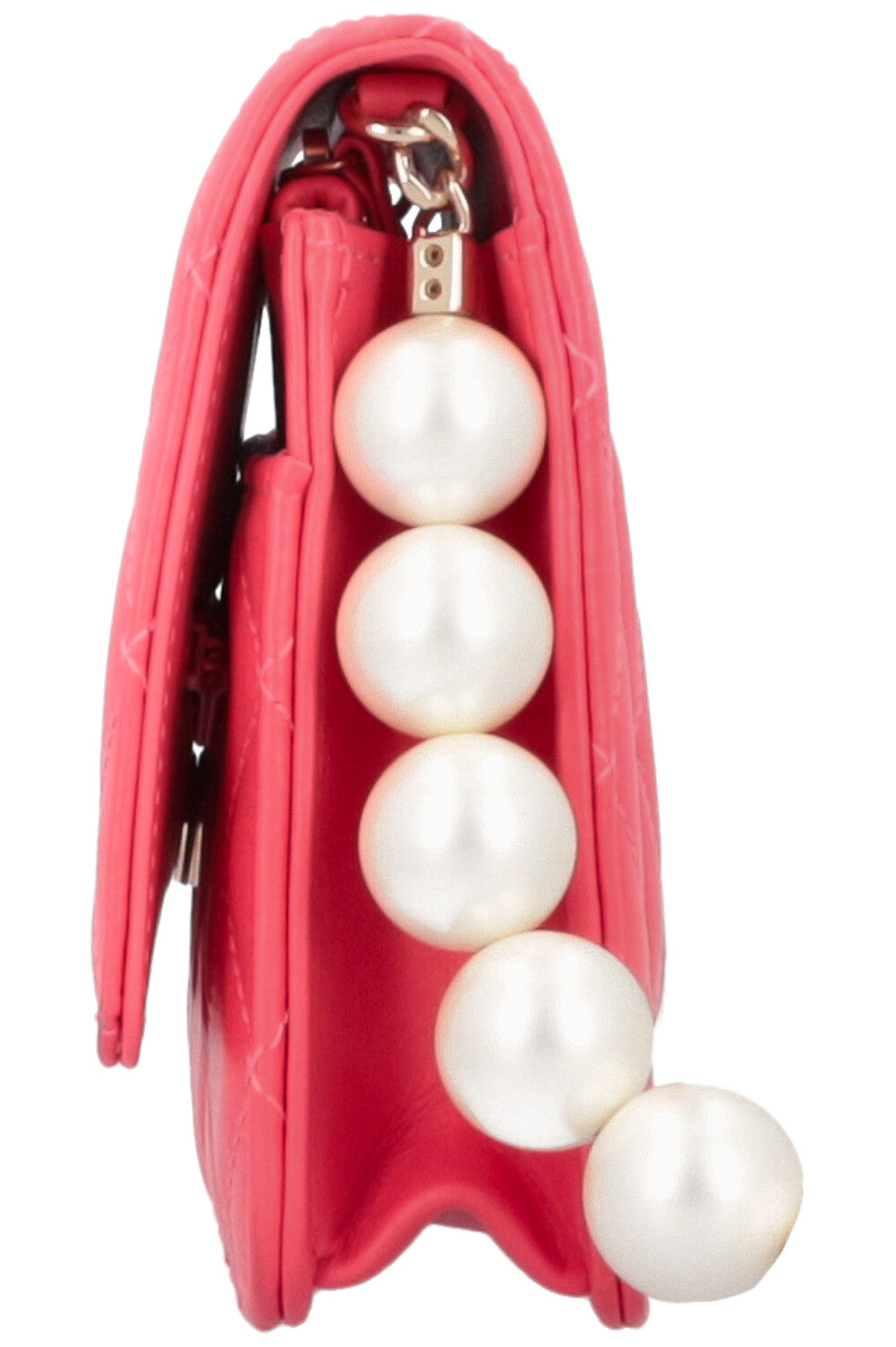 CHANEL XL Pearl Quilt Mini WOC Pink