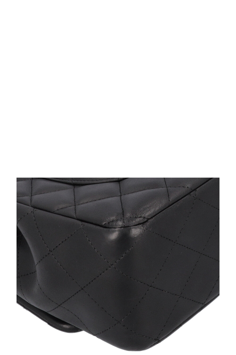 CHANEL Large Double Flap Bag Leather Black