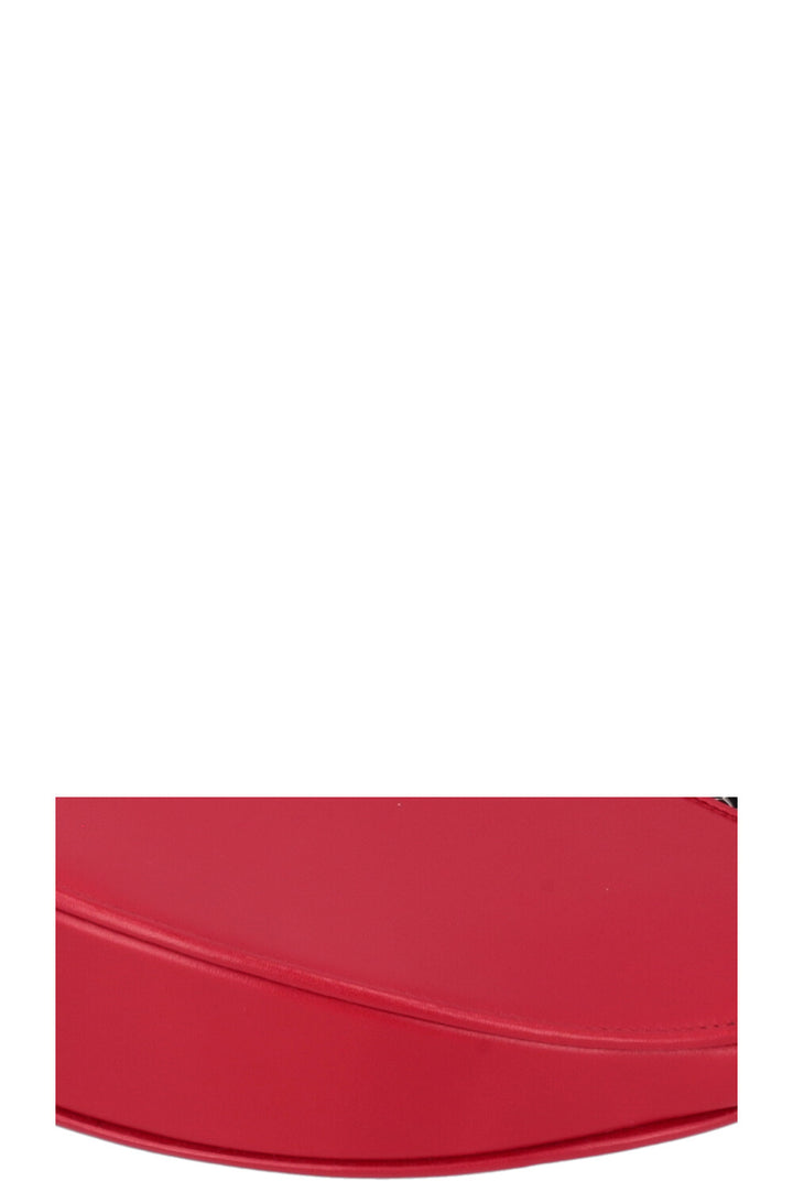 SAINT LAURENT Tassel Heart Bag Red