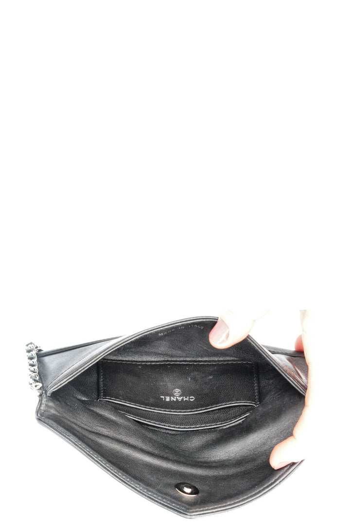 CHANEL Mademoiseelle Chanel Clutch Black