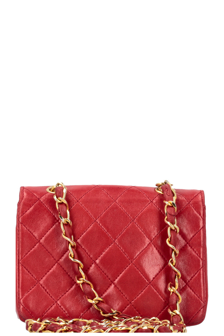 CHANEL Vintage Bag with Handbag Motive Red