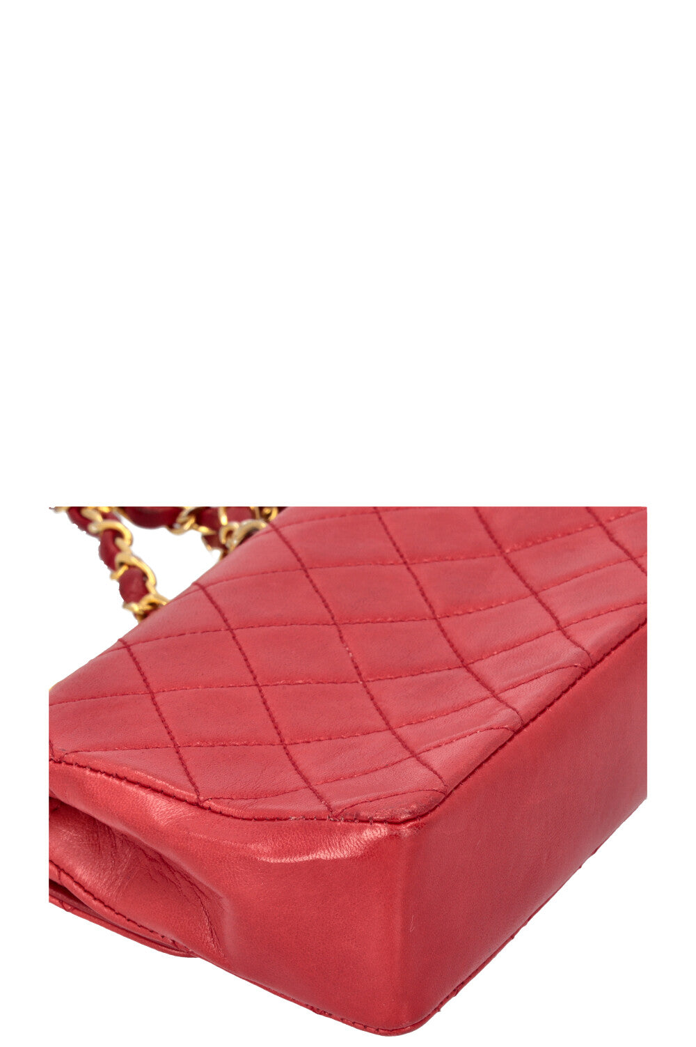 CHANEL Vintage Bag with Handbag Motive Red