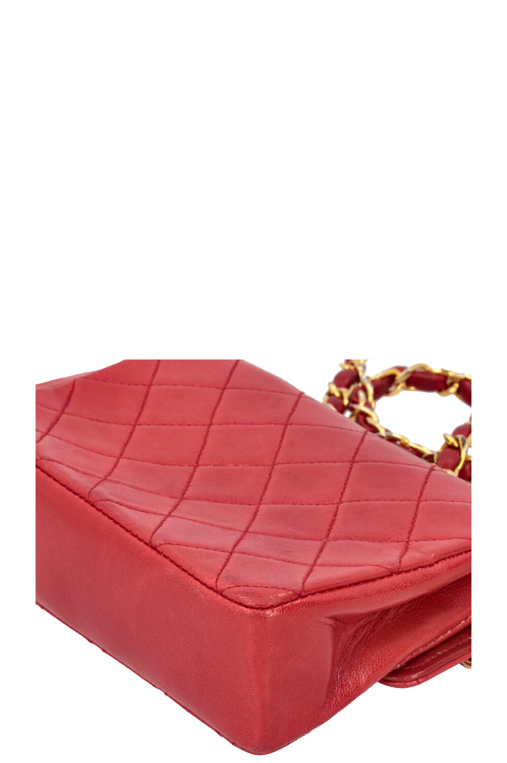 CHANEL Vintage Bag with Handbag Motive Red