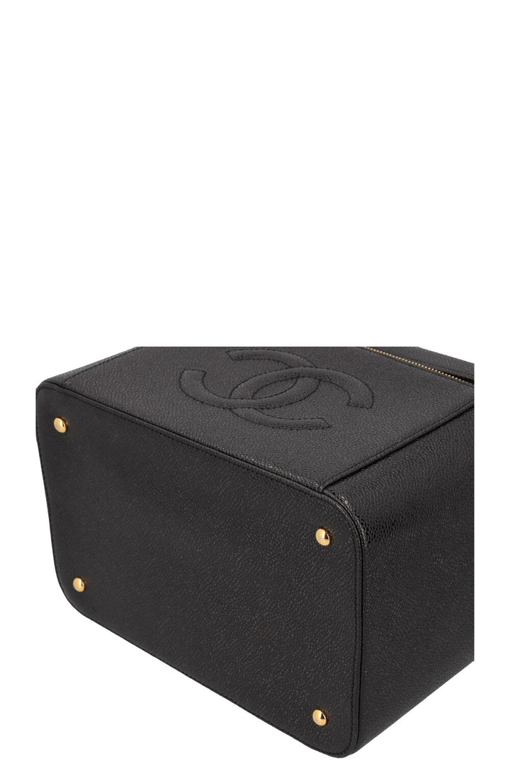 CHANEL Timeless Vanity Case Caviar Black