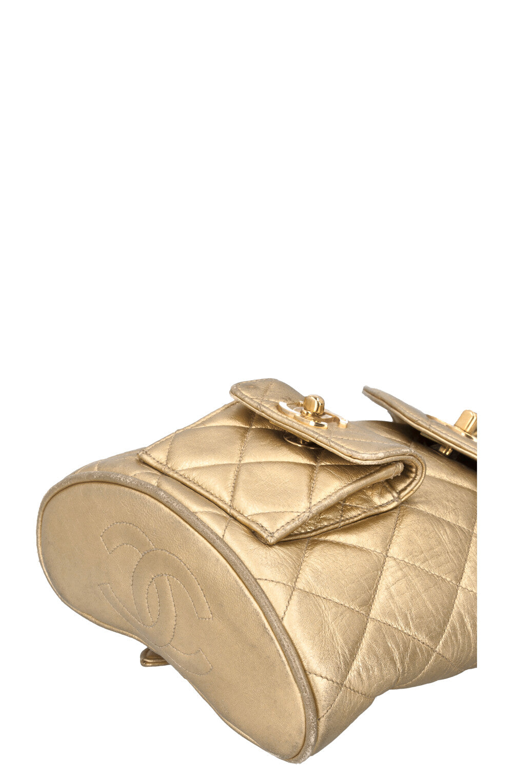 CHANEL Duma Mini Backpack Gold