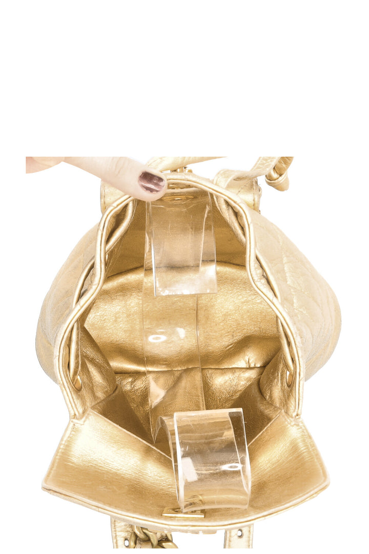 CHANEL Duma Mini Backpack Gold