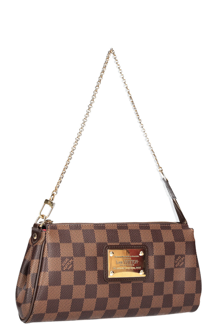 LOUIS VUITTON Eva Pochette Crossbody Bag Damier Ebene