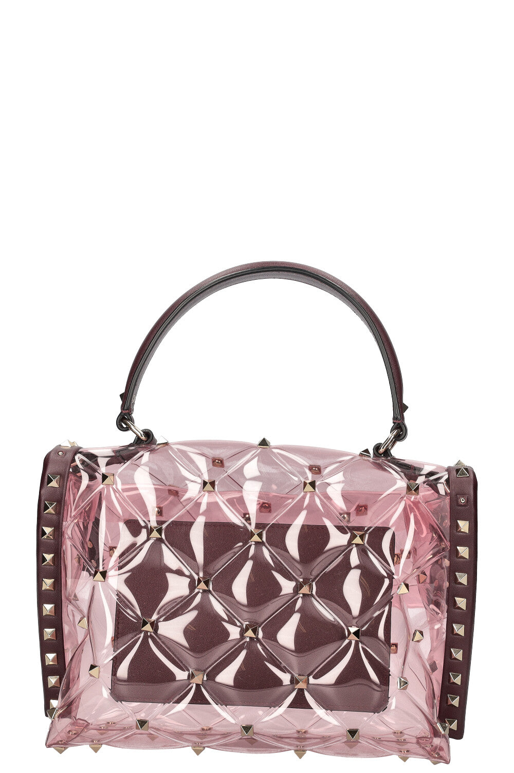 VALENTINO Sac Candystud PVC Rose – REAWAKE - Main Image