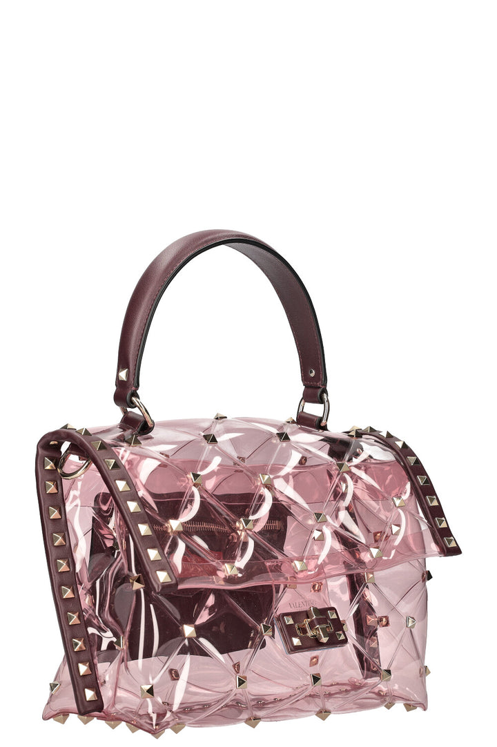 VALENTINO Candystud Bag PVC Pink