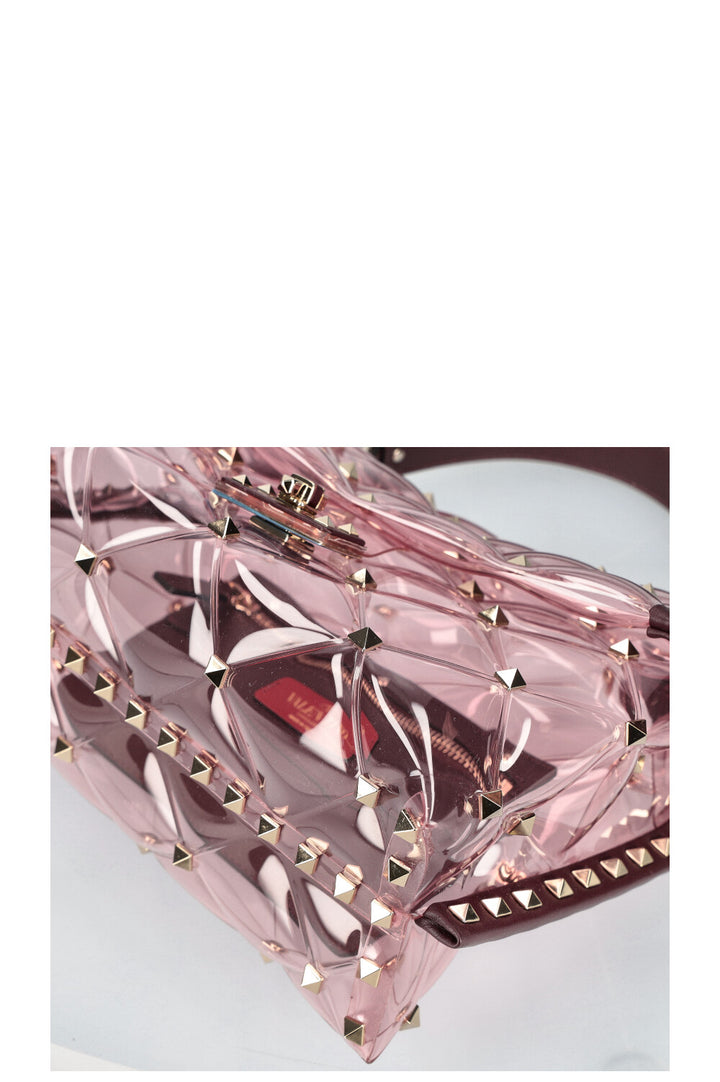 VALENTINO Candystud Bag PVC Pink