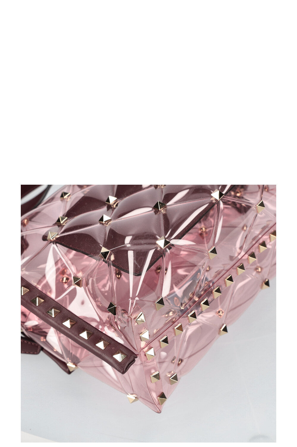 VALENTINO Candystud Bag PVC Pink