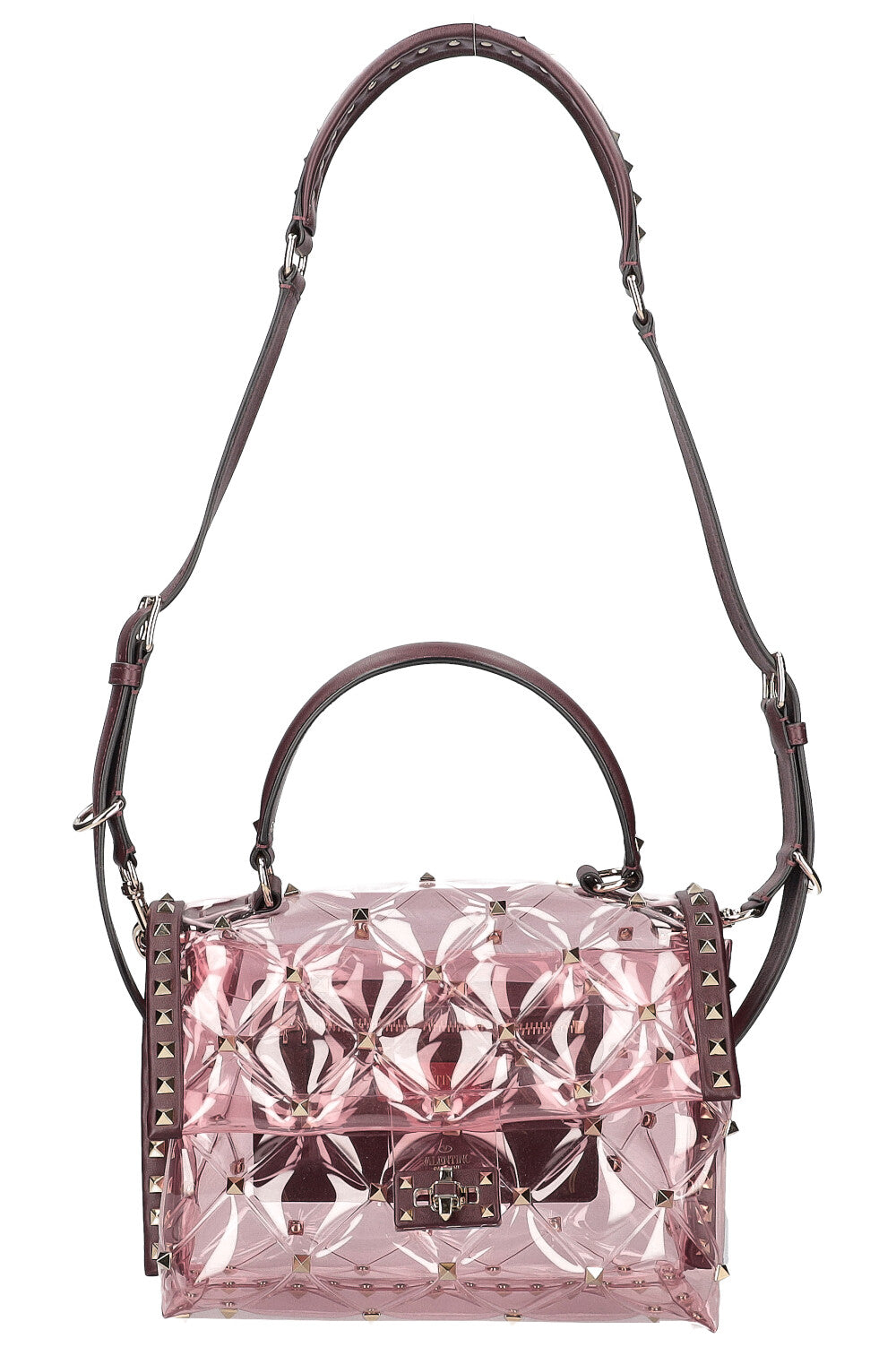 VALENTINO Candystud Bag PVC Pink