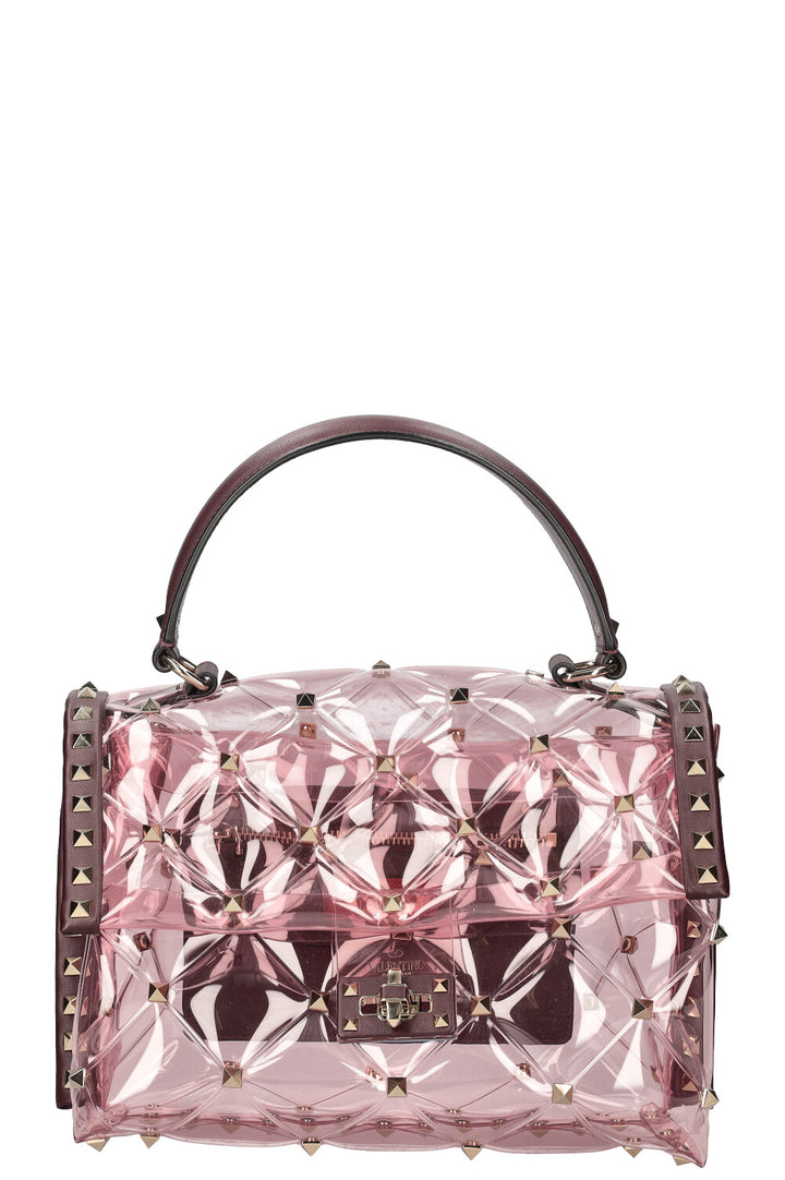 VALENTINO Candystud Bag PVC Pink