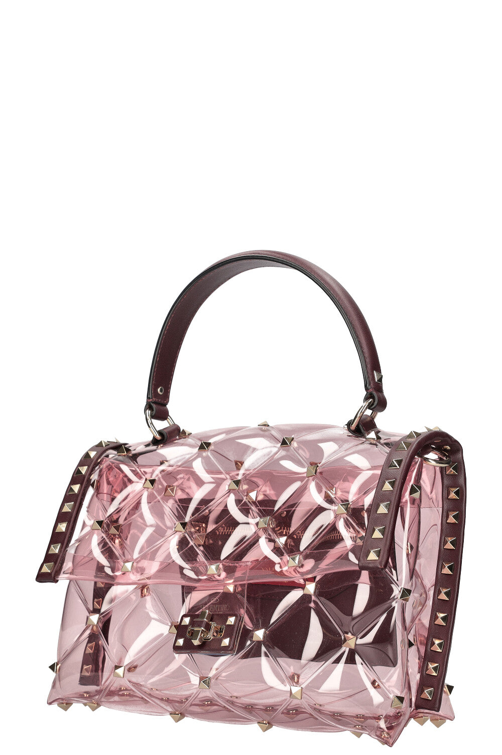 VALENTINO Candystud Bag PVC Pink