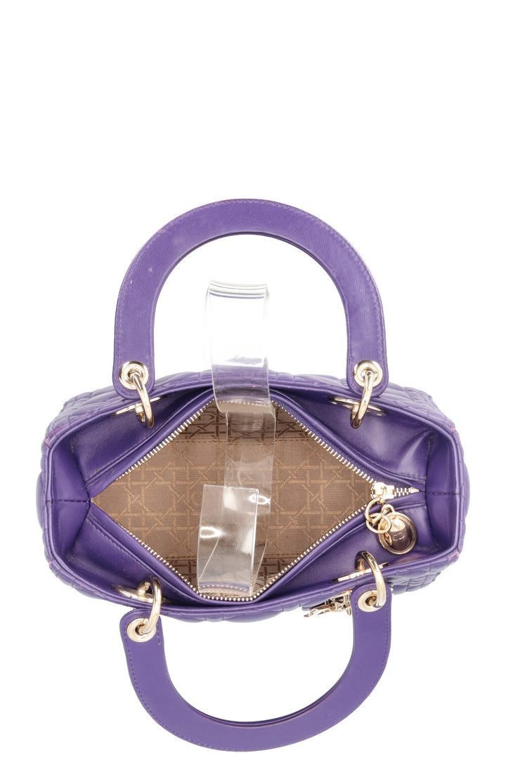 CHRISTIAN DIOR Lady Dior Purple