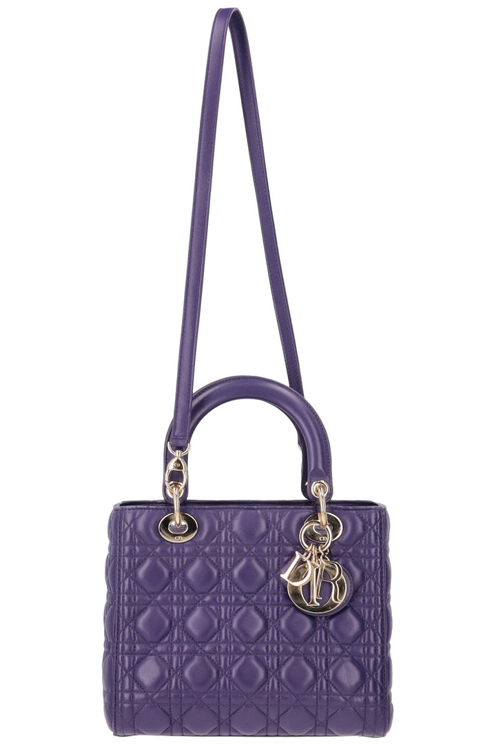 CHRISTIAN DIOR Lady Dior Purple