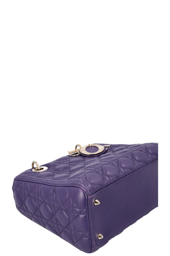 CHRISTIAN DIOR Lady Dior Purple