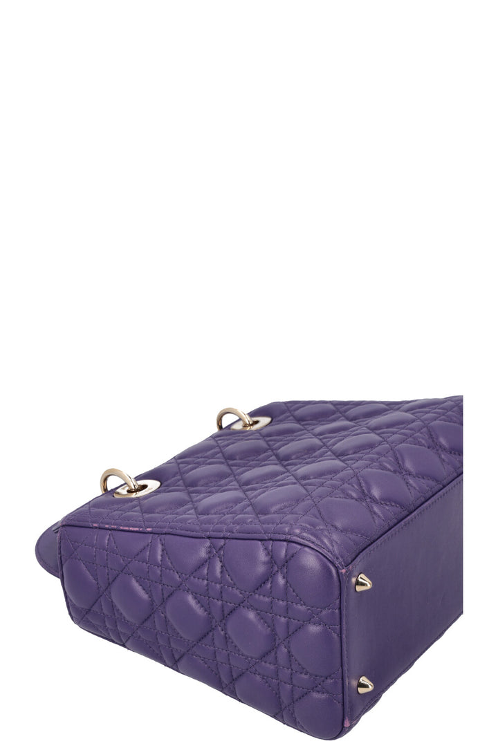 CHRISTIAN DIOR Lady Dior Purple