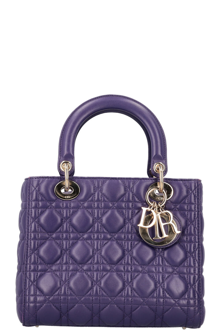 CHRISTIAN DIOR Lady Dior Purple