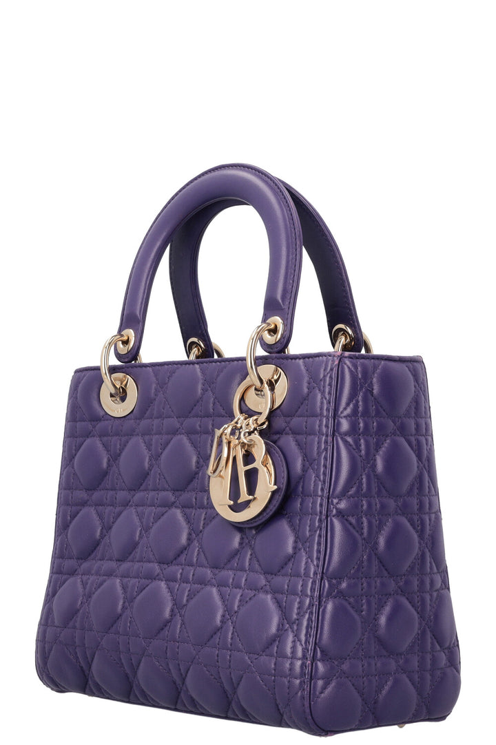 CHRISTIAN DIOR Lady Dior Purple