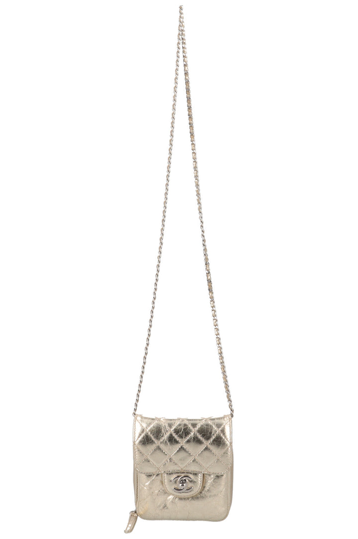 CHANEL Square Crossbody WOC Gold