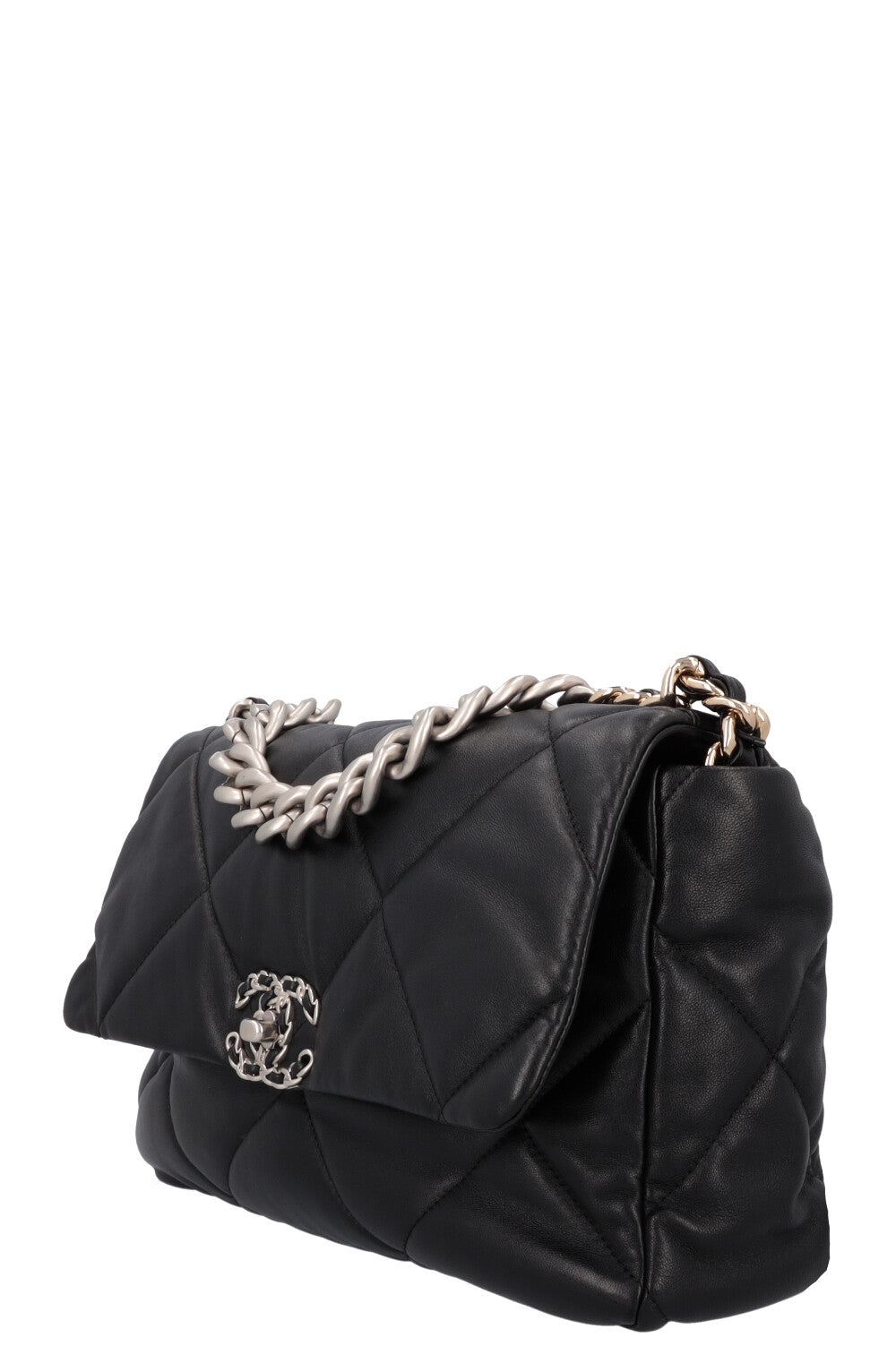 CHANEL 19 Medium Crossbody Bag Black – REAWAKE