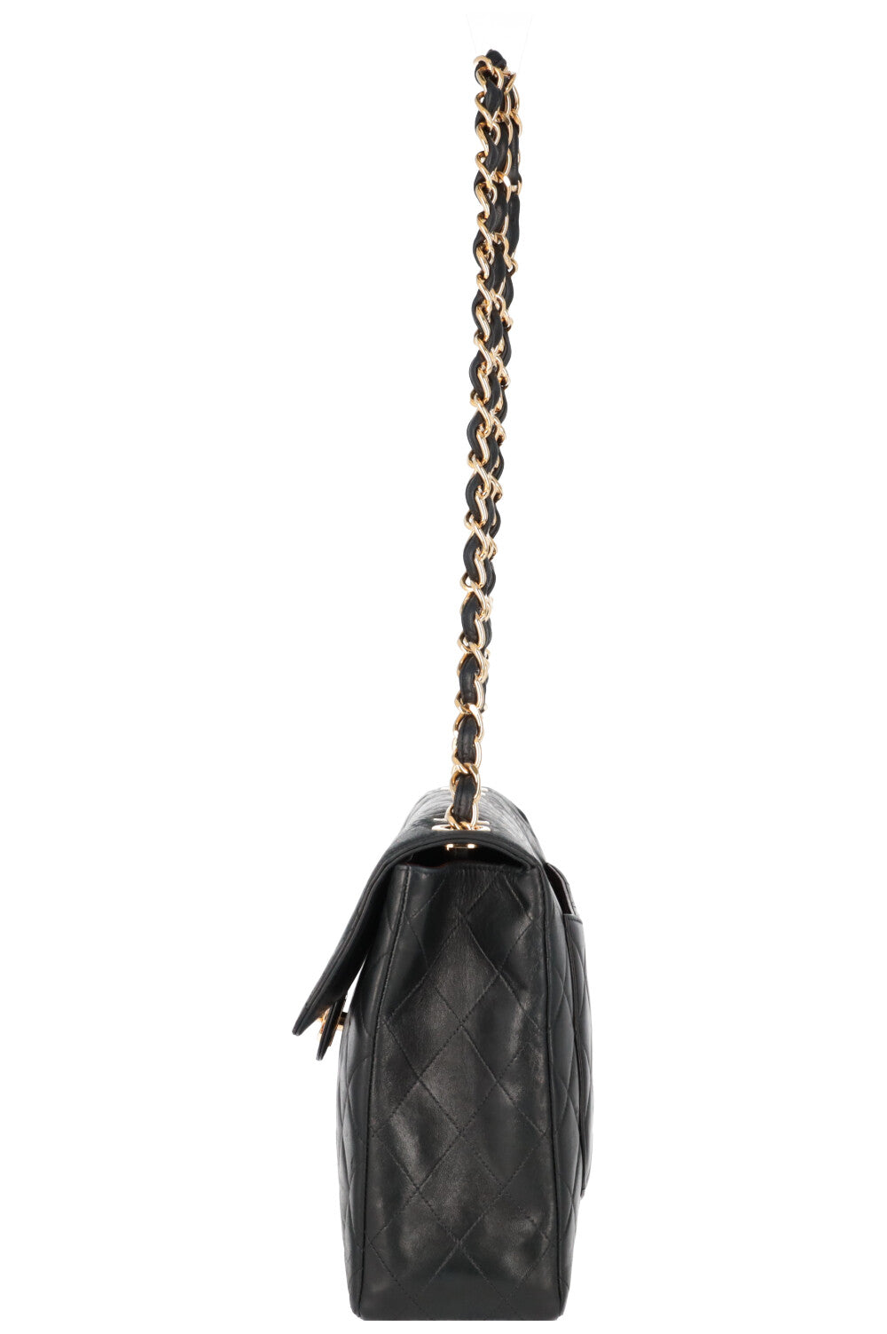 CHANEL Jumbo Single Flap Bag Black