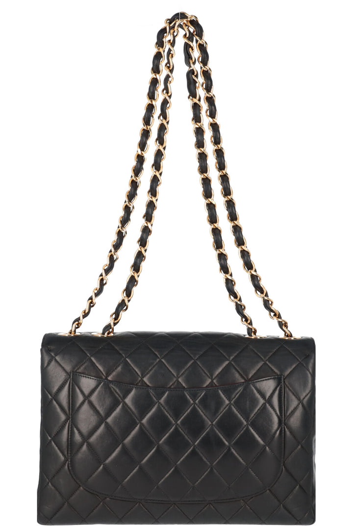 CHANEL Jumbo Single Flap Bag Black