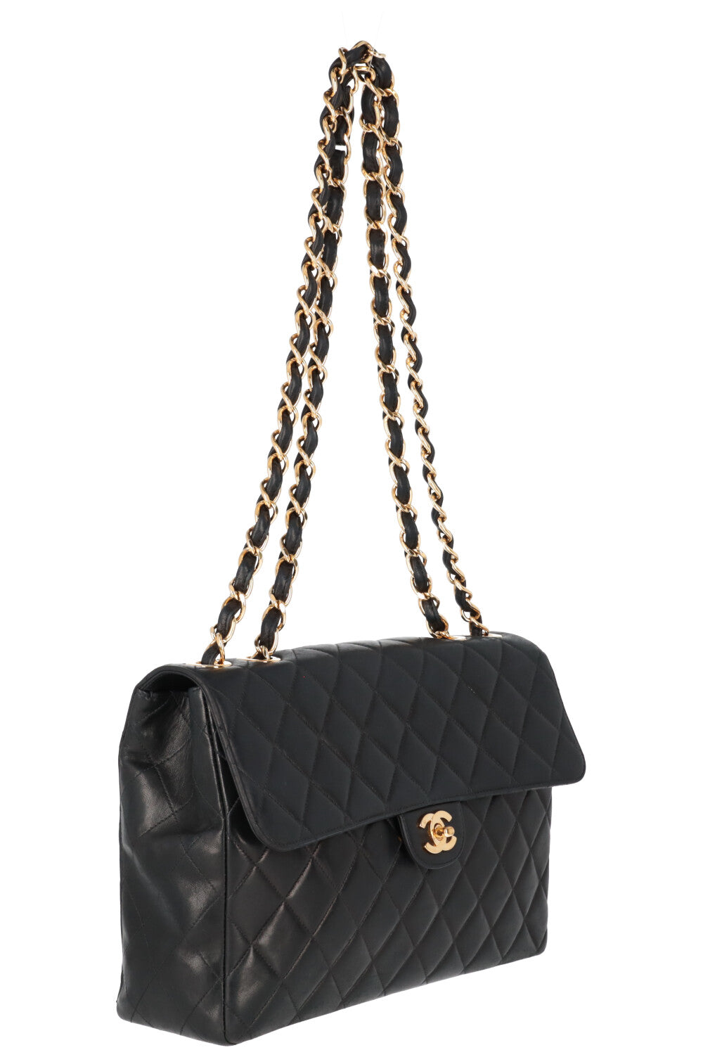 CHANEL Jumbo Single Flap Bag Black