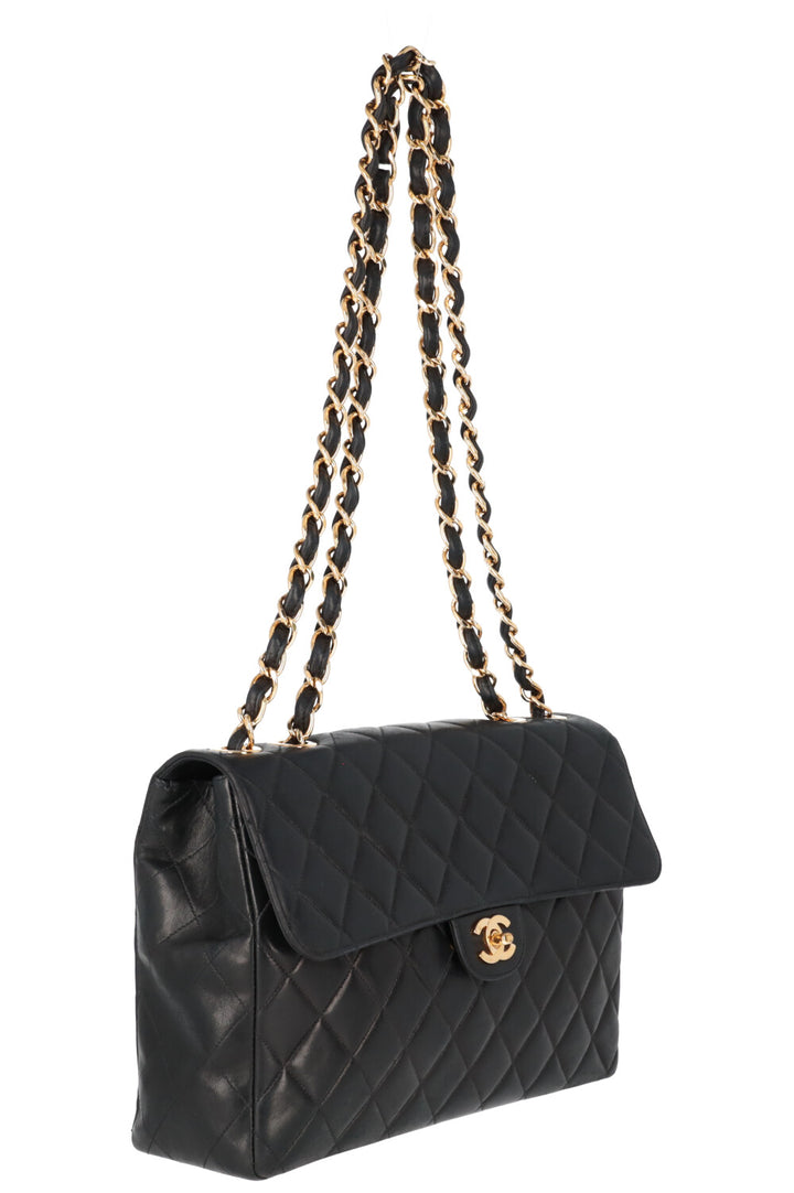 CHANEL Jumbo Single Flap Bag Black