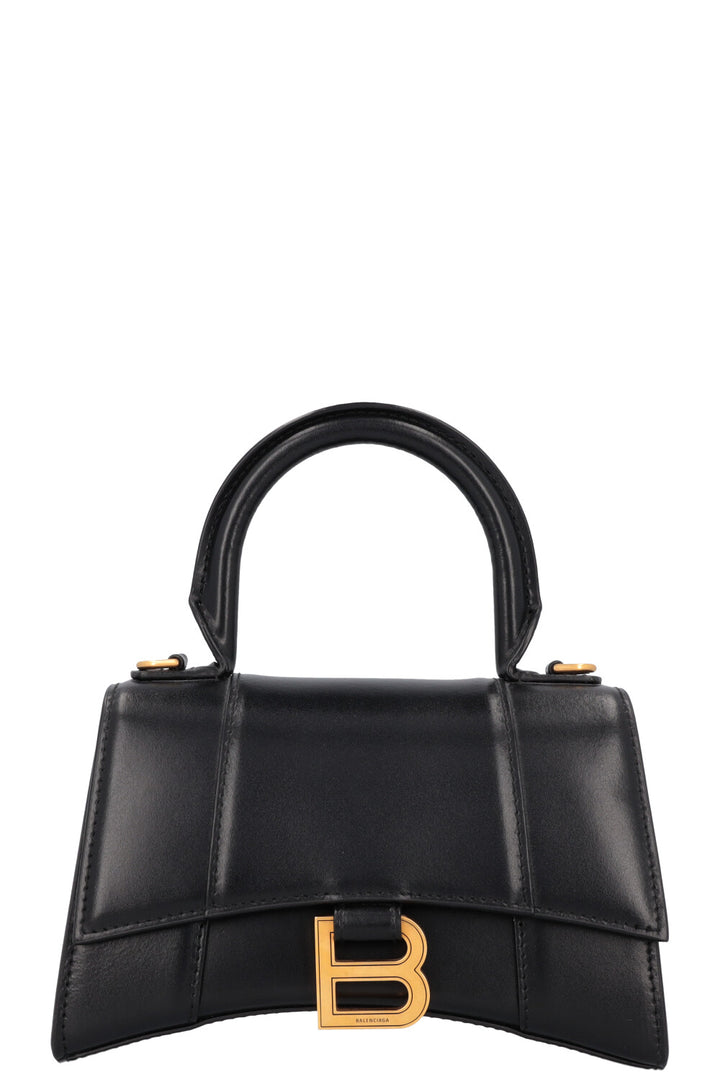 BALENCIAGA Hourglass XS Crossbody Bag Black